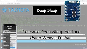 What is Wemos Tasmota Deep Sleep? Understand more about Tasmota Deep Sleep.