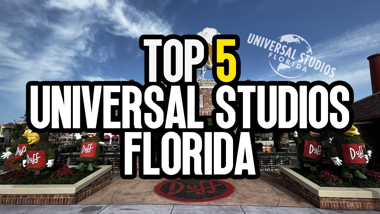 Universal Rides Top 5 Top 5 RIDES at Universal Studios Florida - YouTube Music