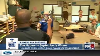 Covington Catholic teacher Tim Hader receives Leaders in Learning award