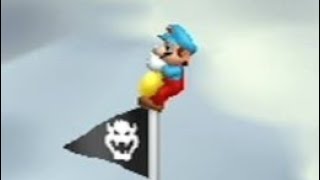 New Super Mario Bros Wii but if I miss the top of the flagpole the video ends