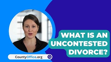 Wat is een onbetwiste echtscheiding? - CountyOffice.org