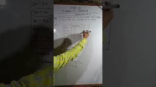 Class 10 Chapter 13 Statistics Exercise 13.3 Question 2#trending#viralvideo#maths#education#exams