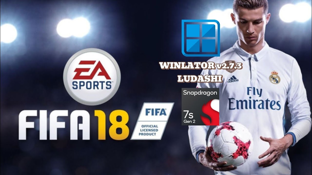 FIFA 18 (Windows) On Android || Winlator CMOD Ludashi v2.7.3