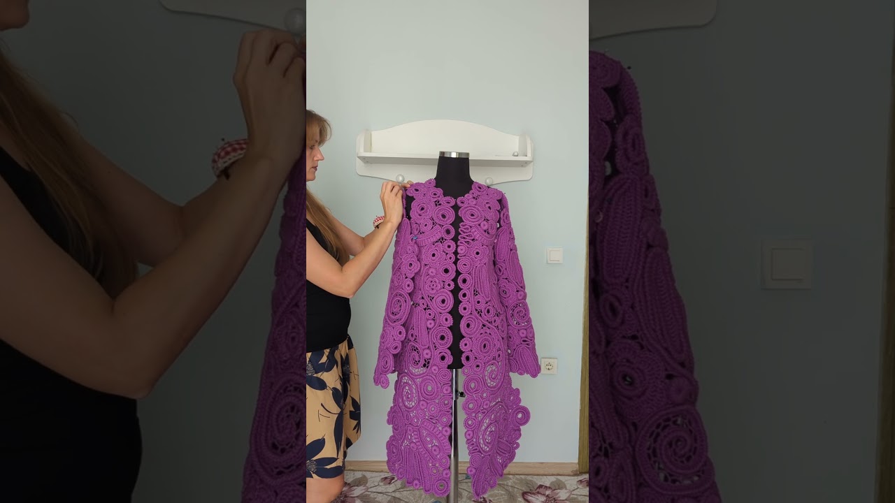 Создание ирландского кружева #irishlace #вязание крючком #irishcrochet