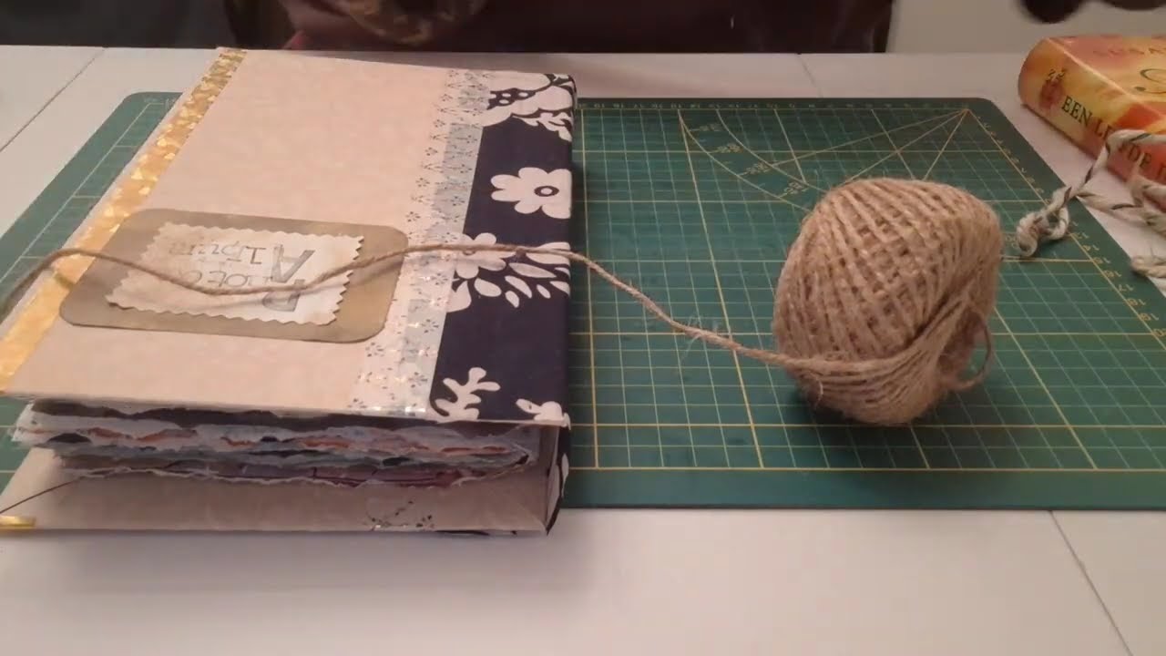 Binding my First Junk Journal - A Junk Journal Page