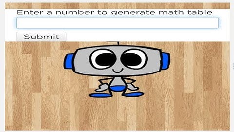 Math Table generator in play lab of code.org