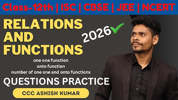 Class 12 mathematics Relations and functions one one onto and number of one one onto functions ISC