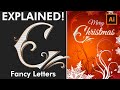 How To Create Custom Fancy Type Letters - C - Adobe Illustrator Tutorial