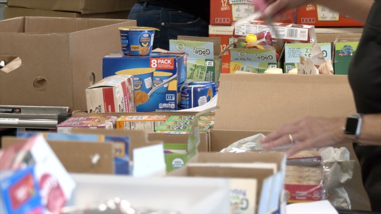 NACE Food Shelf Provides Weekend Meals for Kids YouTube