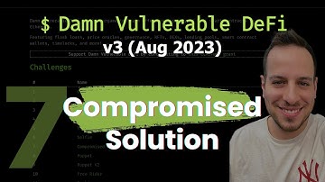 Damn Vulnerable DeFi V3 Challenge 7 Solution - Compromised Walkthrough
