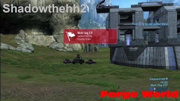 Halo Map Raters "Forge World" Forge Map Gameplay (Multi Flag)