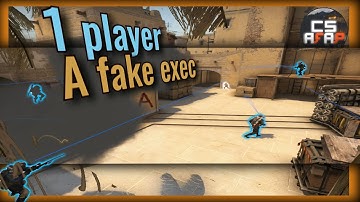 ONE PLAYER: 3 smokes, 2 mollies, 1 flash, 1 HE - Full MIRAGE (fake) A exec | CS afap