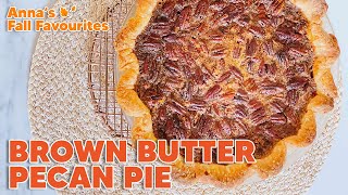 Anna Olson Teaches You How To Make BROWN BUTTER PECAN PIE | Oh Yum