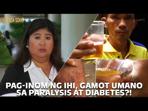 PAG-INOM NG IHI, GAMOT UMANO SA PARALYSIS AT DIABETES?! | Kapuso Mo, Jessica Soho
