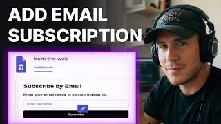 How to Add Email Subscription on Google Sites (2026) | Step-by-Step