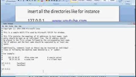 How to block a website on Windows Vista