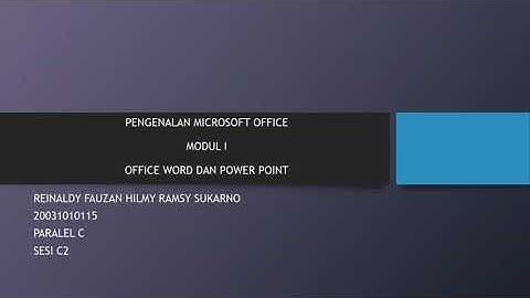PEMROGRAMAN KOMPUTER MODUL 1 UPNVJT