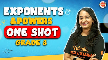 Exponents And Power Class 8 In Telugu | One Shot | Haripriya Mam @vedantutelugu8910