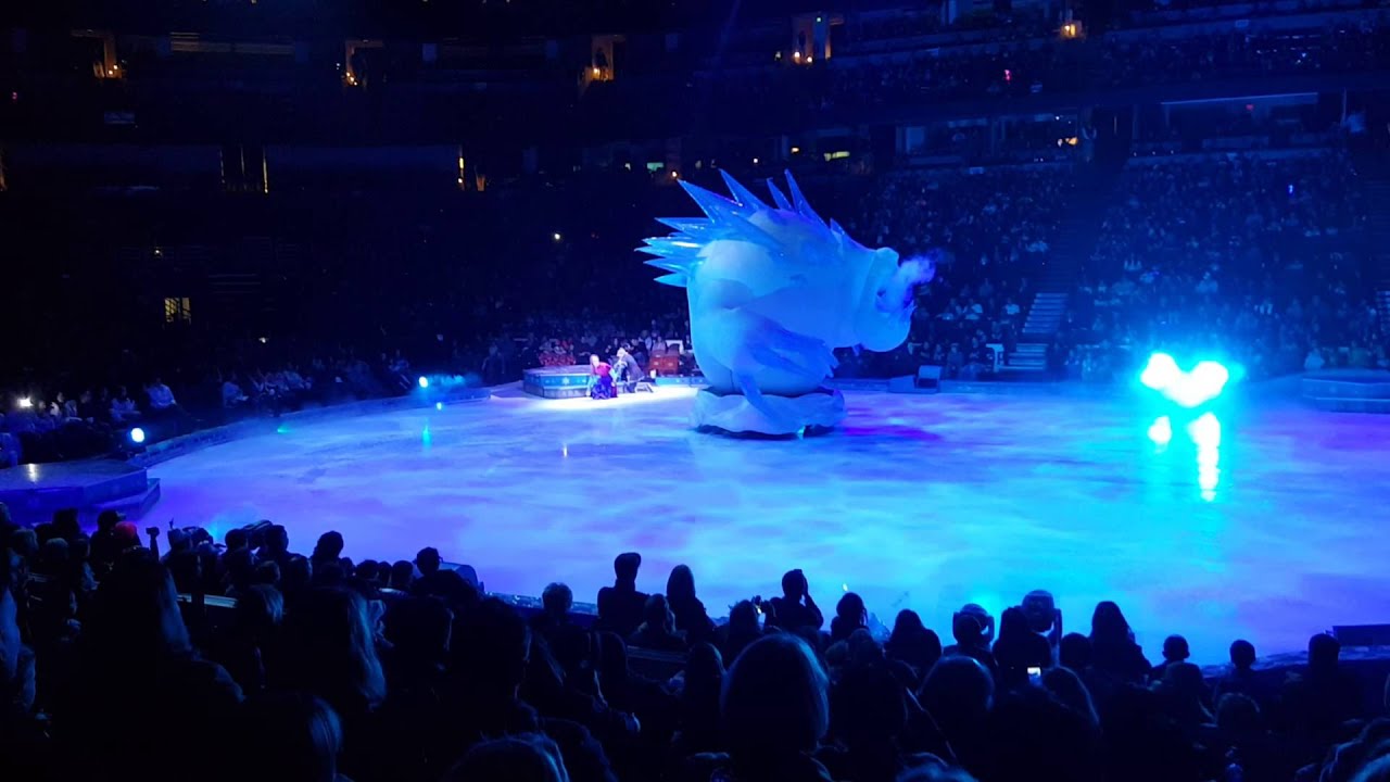 Frozen on ice Honda center - YouTube
