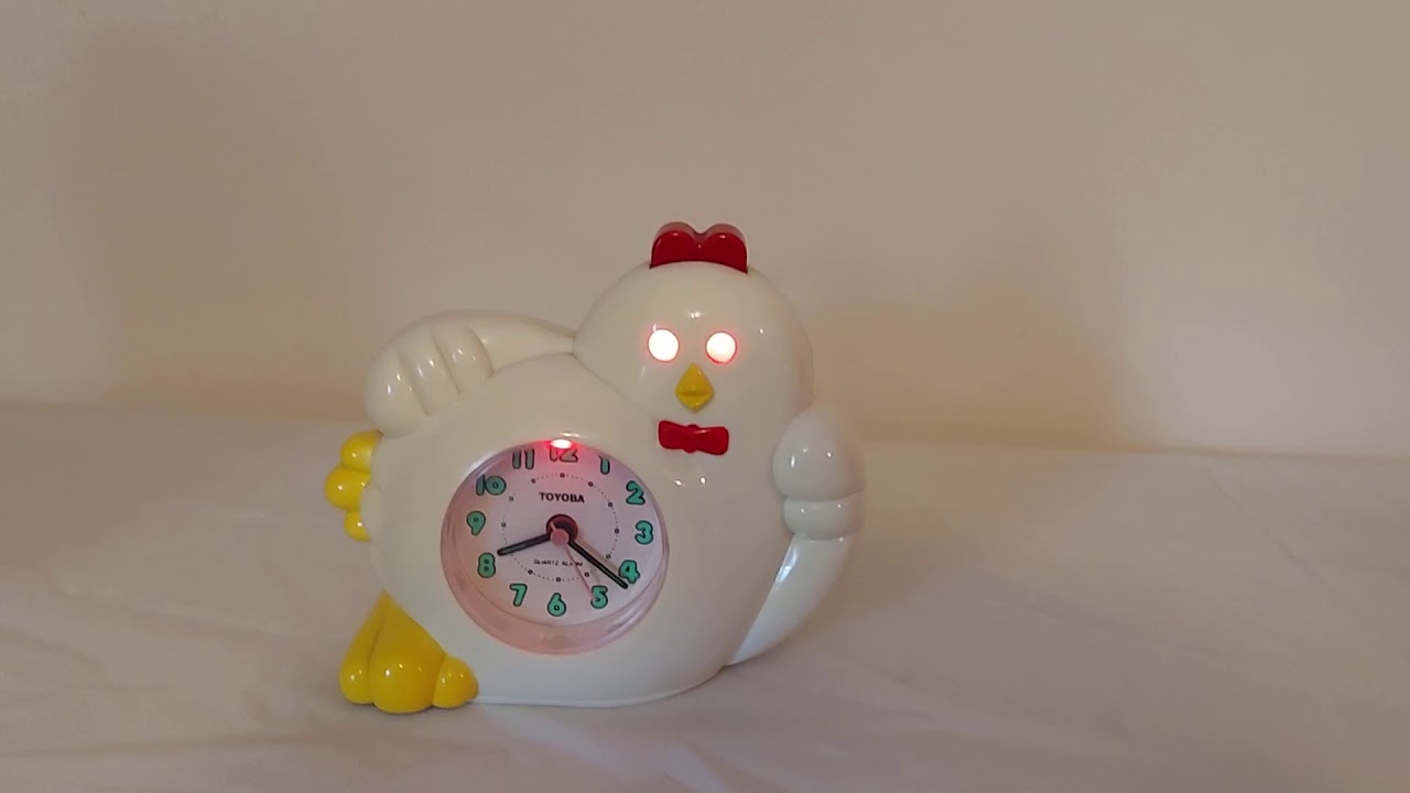 rooster alarm clock on sale on ebay YouTube