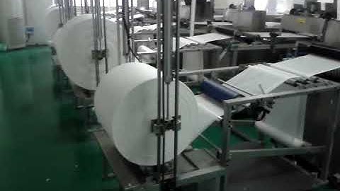 Full-automatic Folding Machine of 2-ply Lap Sponge