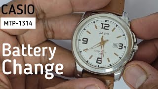 CASIO MTP-1314 Battery Change Tutorial @SolimBD
