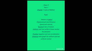 class 9 part 1 Laws of Motion