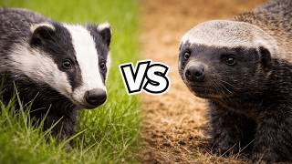 Tejón europeo vs tejón melero: ¿quién ganaría?