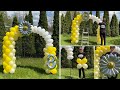 Number Balloon Arch Tutorial