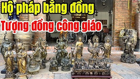 Quan công ngũ kỳ cao 70cm nặng 28kg _ Tượng đồng Châu Âu _ Đồ Xưa Cũ #đồcổcầnthơ #đồcổ 