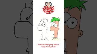 How to draw Ferb from Phineas and Ferb - Easy Drawing