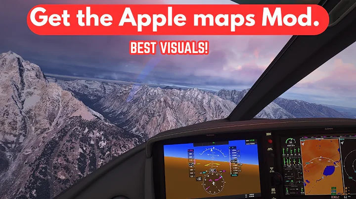 I'm sold on the Apple Maps Mod. - MSFS 2024