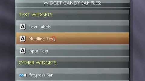 Widget Candy for Corona iPhone / Android Features Tour HD