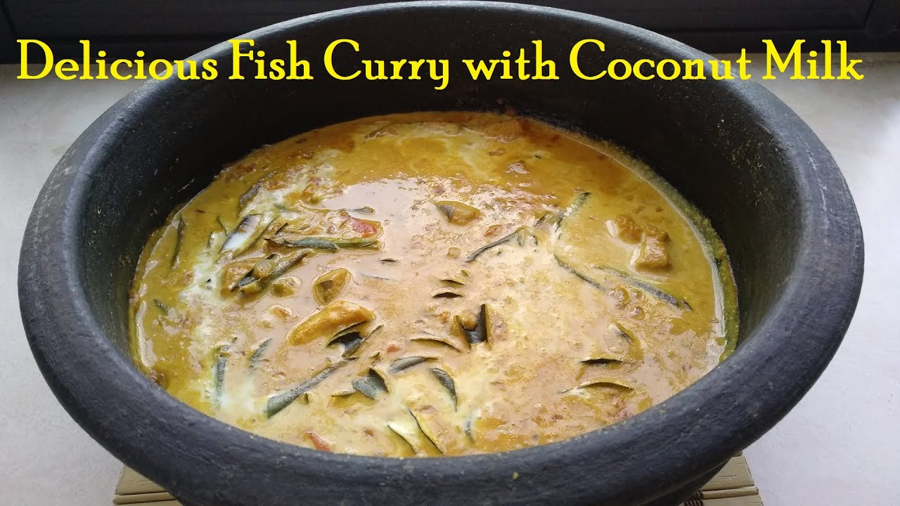 Delicious Fish Curry with Coconut Milk (Kerala style)Malayalam with