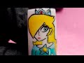 Rosalina Nail Art | Super Mario Galaxy Princess Nails 💫#RosalinaNails #MarioNailArt