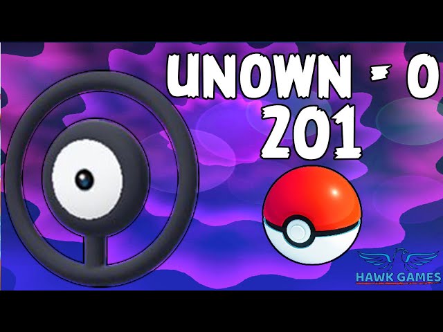 201 Unown used Hidden Power in the Game-Art-HQ Pokemon Gen II Tribute!