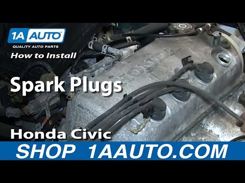 How to Replace Spark Plugs 92-00 Honda Civic