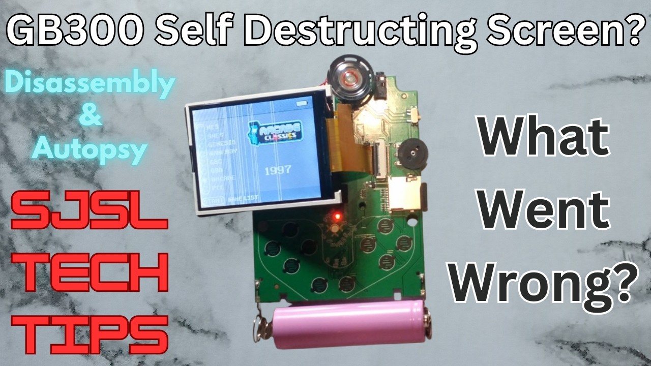 Саморазрушающийся экран GB300 — разборка и анализ.