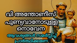 St Antony Novena / May 7 /വി. അന്തോണീസ് പുണ്യവാന്റെ നൊവേന #stantony #kaloor #antony #novena