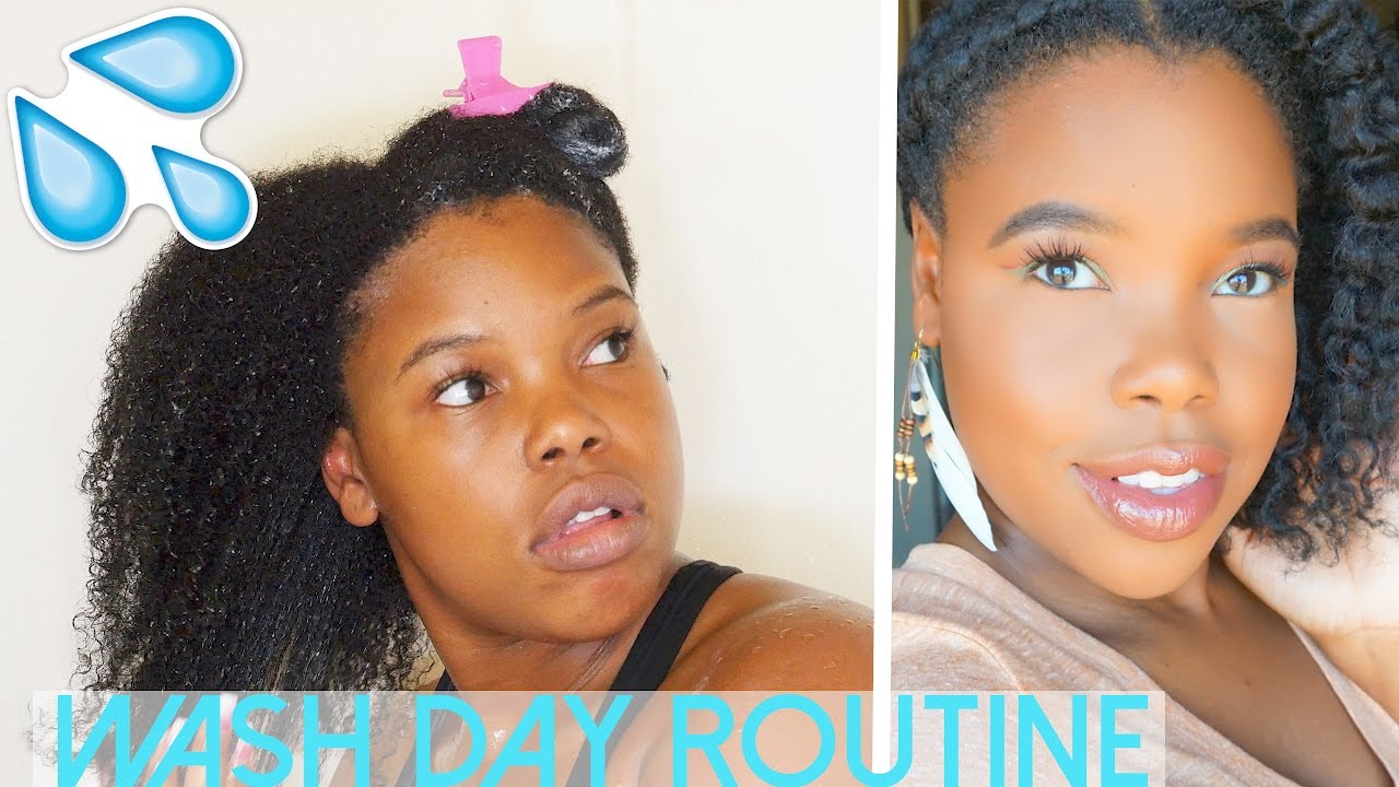 Winter Wash Day Routine For Tightly Coiled Natural Hair 2017 Youtube