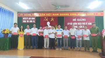 Bế giảng lớp bồi dưỡng nhận thức về Đảng khóa III  2022