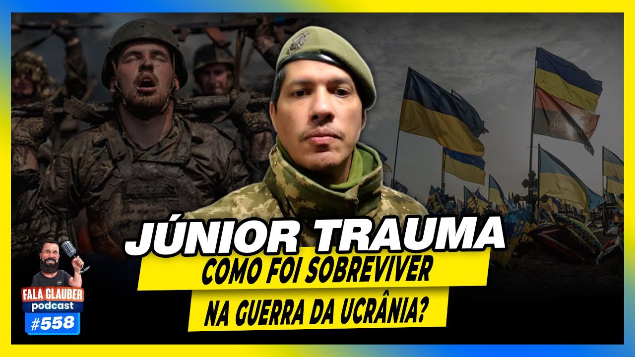 MÉDICO de COMBATE da UCRÂNIA: COMO é SOBREVIVER na GUERRA? (JÚNIOR TRAUMA)