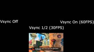 Yooka-Laylee Text Speed | Vsync Off vs. Vsync On (60fps) vs. Vsync 1/2 (30fps)