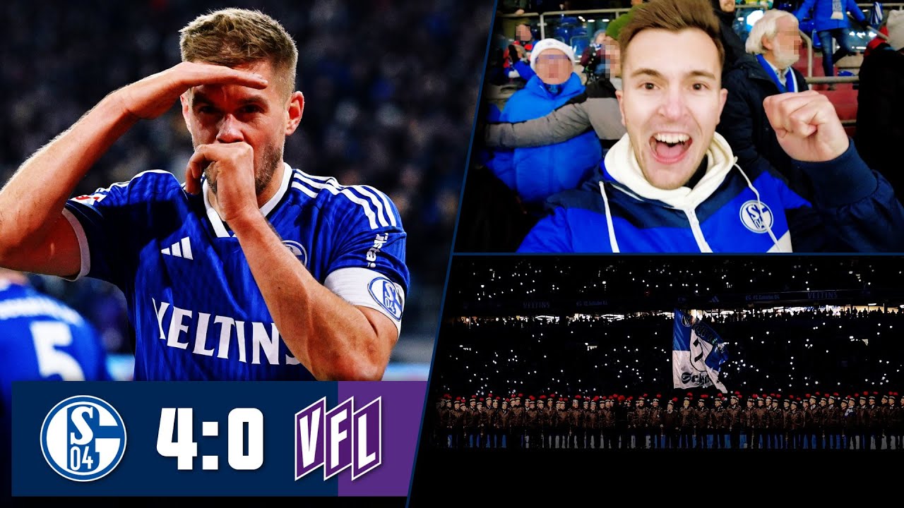 SCHALKE vs OSNABRÜCK 4:0 Stadion Vlog 🔥 Befreiungsschlag im Kellerduell!