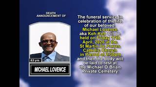 Michael Lovence ~ Short Obituary