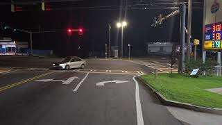 Suburban Atlanta : Ride to Stockbridge (GA 138 to MLK Sr) at night on a Scooter in May 2024