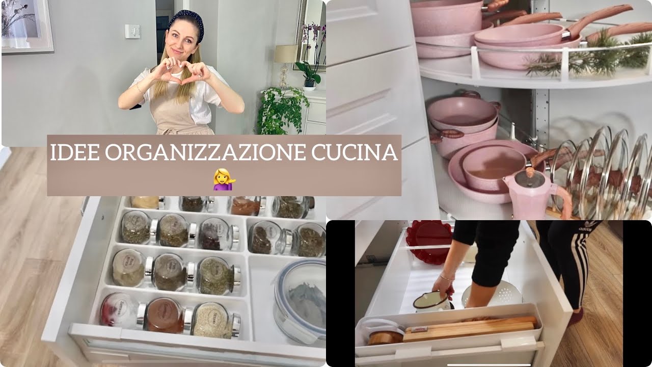 Organizzare cucina | Diy kitchen organizzato ideas: home organization hacks #hacks home