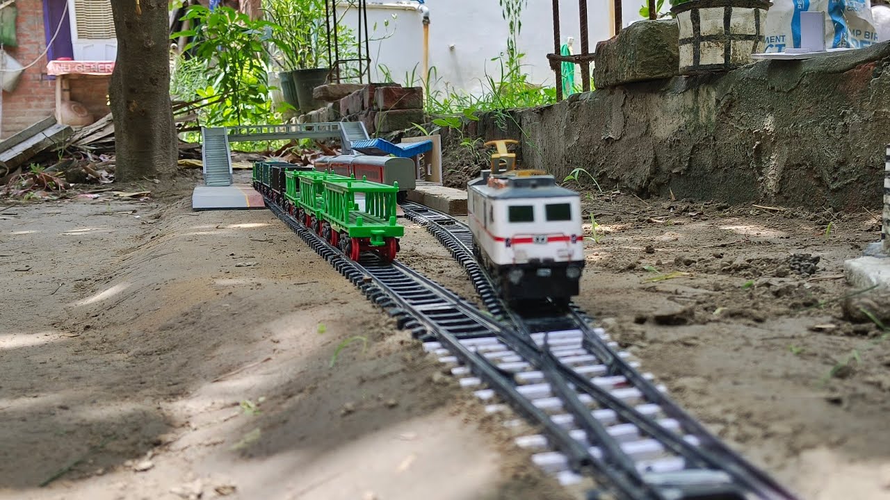 Indian model train realistic model mini station