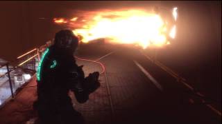 Dead Space 3 - Chap 6 Repair To Ride: Escape Regenerator Shuttlebay Sequence, Action, Explosions PS3