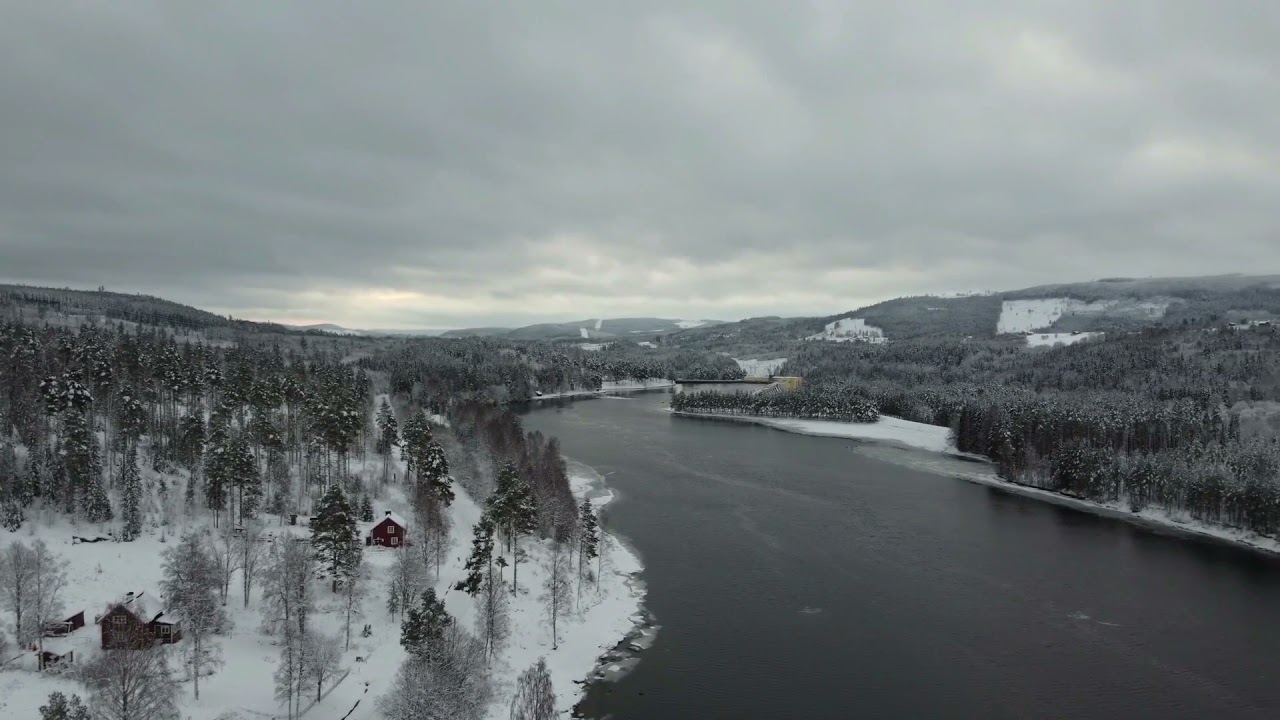Annedalsvägen från ovan